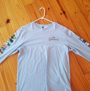 "The Simpson's" light blue long sleeve